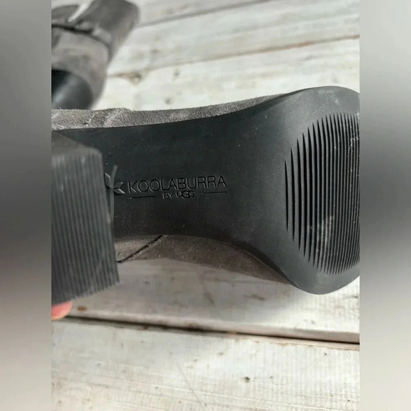 Koolaburra by Ugg | Samiah | stacked heel | suede | bootie | W7  *nwob* - Picture 11 of 13